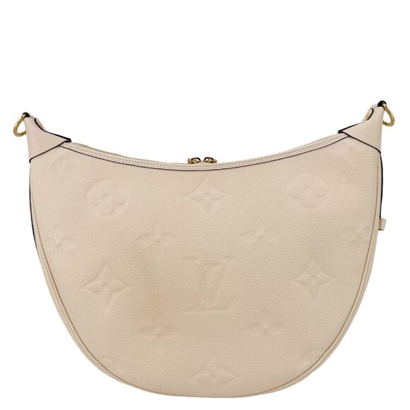 Louis Vuitton  Loop Giant Monogram Empreinte Hobo Shoulder Bag Creme - Picture 5 of 15